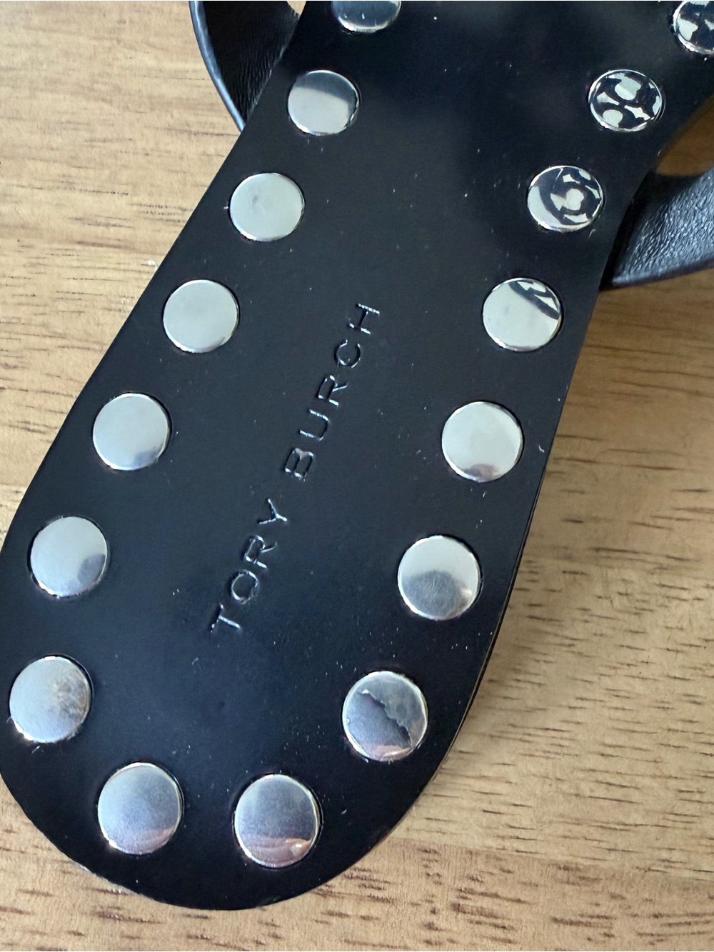NEW Tory Burch Miller Stud Thong Sandals 5.5 - Picture 6 of 7